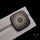 Gilded Metal Inlay in Onyx Doublet Sun