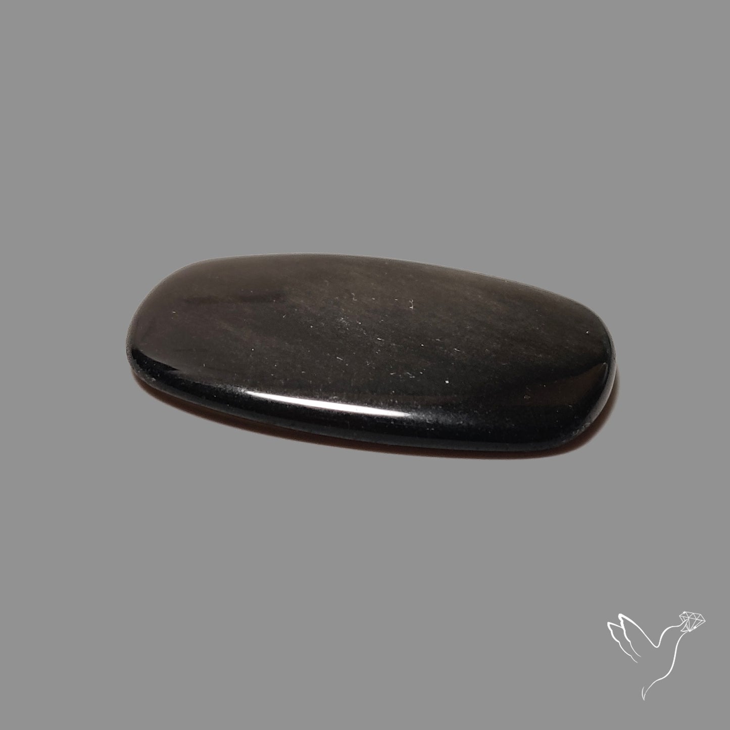 Silversheen Obsidian Cabochon