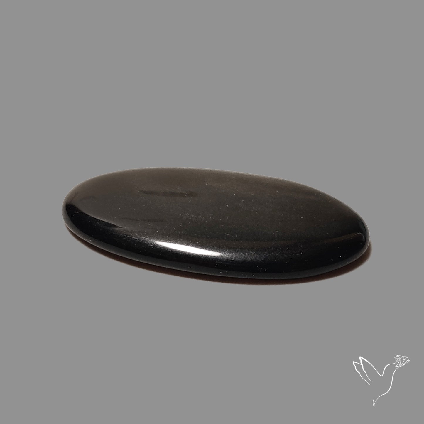 Silversheen Obsidian Cabochon