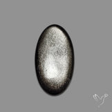 Silversheen Obsidian Cabochon