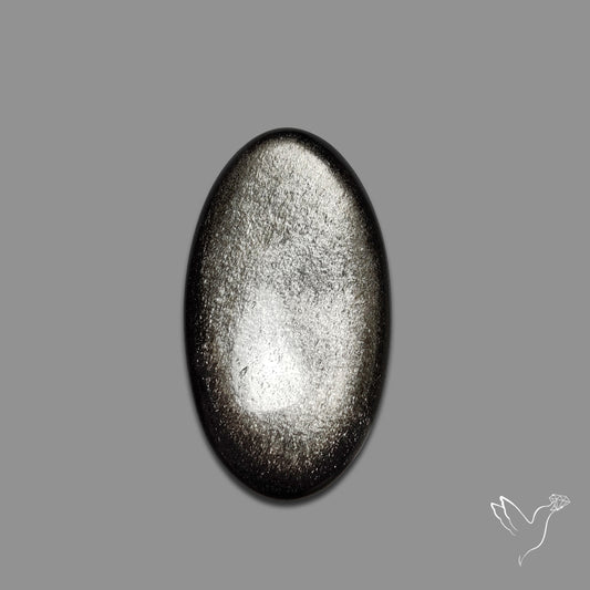 Silversheen Obsidian Cabochon