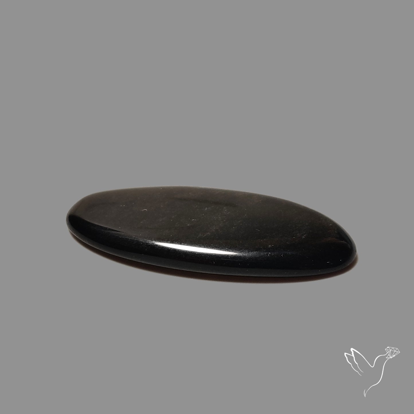 Silversheen Obsidian Cabochon