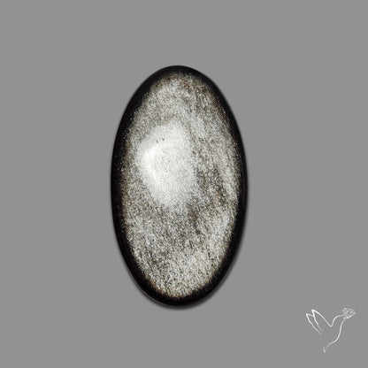 Silversheen Obsidian Cabochon