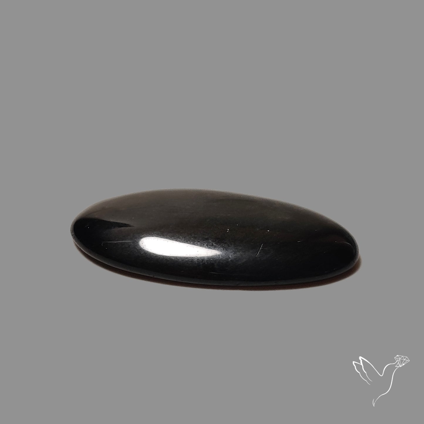 Silversheen Obsidian Cabochon