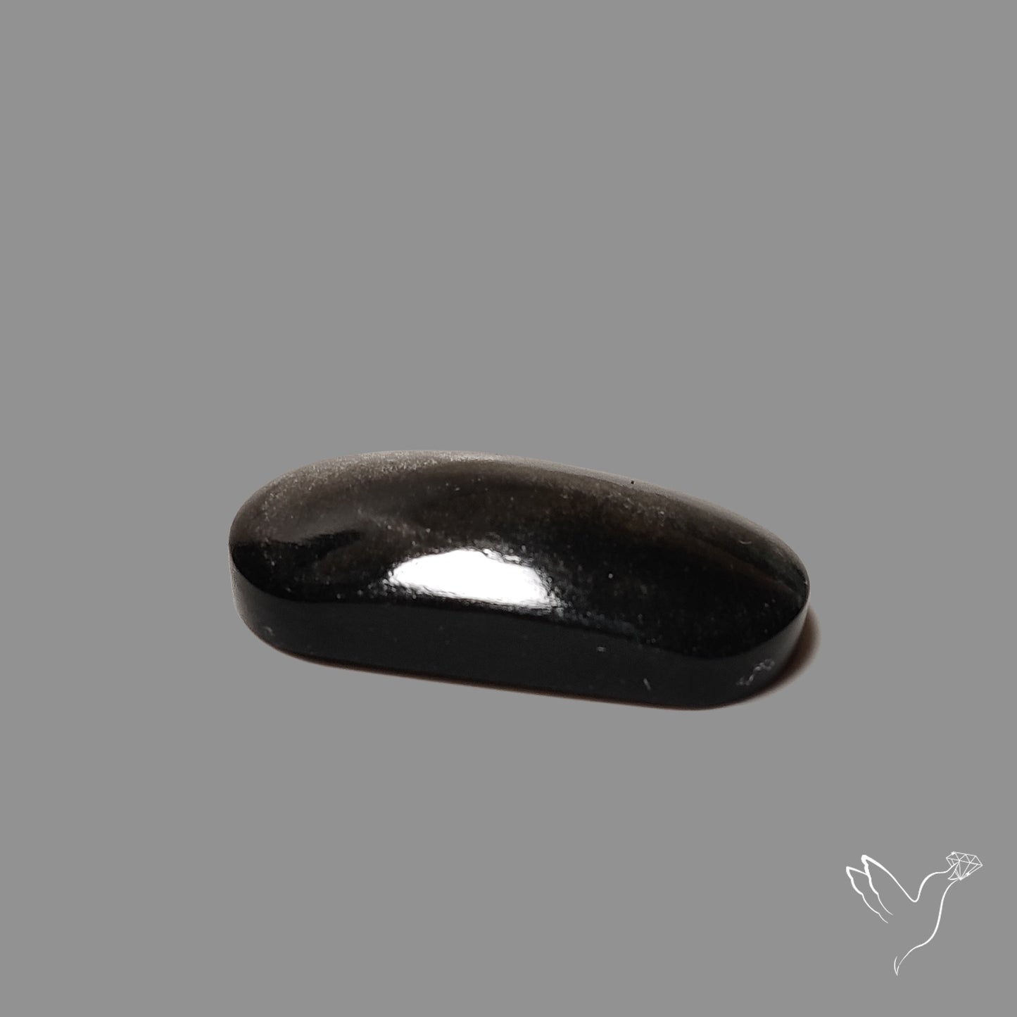Silversheen Obsidian Cabochon