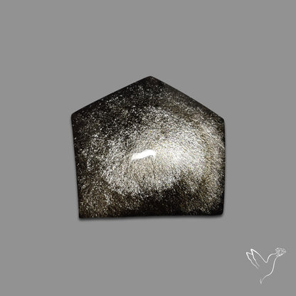 Silversheen Obsidian Cabochon