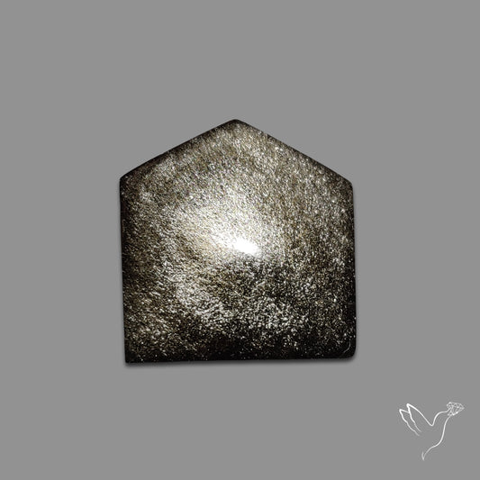 Silversheen Obsidian Cabochon
