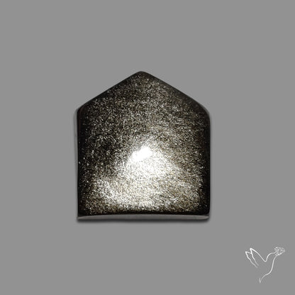 Silversheen Obsidian Cabochon
