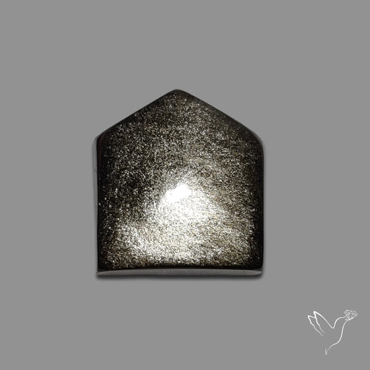 Silversheen Obsidian Cabochon
