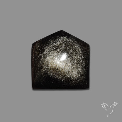 Silversheen Obsidian Cabochon