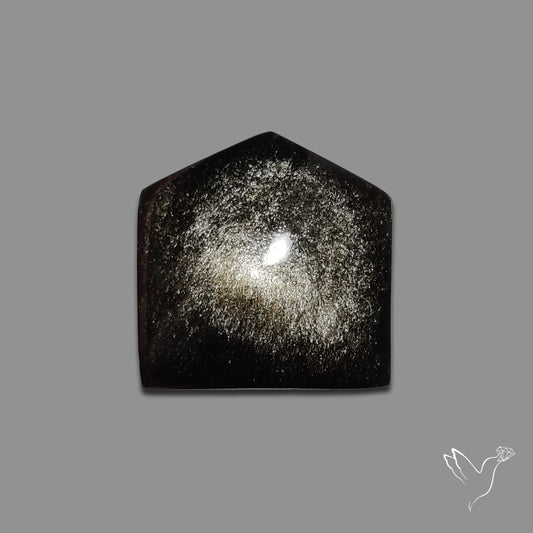 Silversheen Obsidian Cabochon