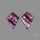 Mughal Carving Belgian Fluorite With Mother Of Pearl Doublets Pair