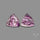Mughal Carving Belgian Fluorite With Mother Of Pearl Doublets Pair