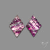 Mughal Carving Belgian Fluorite With Mother Of Pearl Doublets Pair