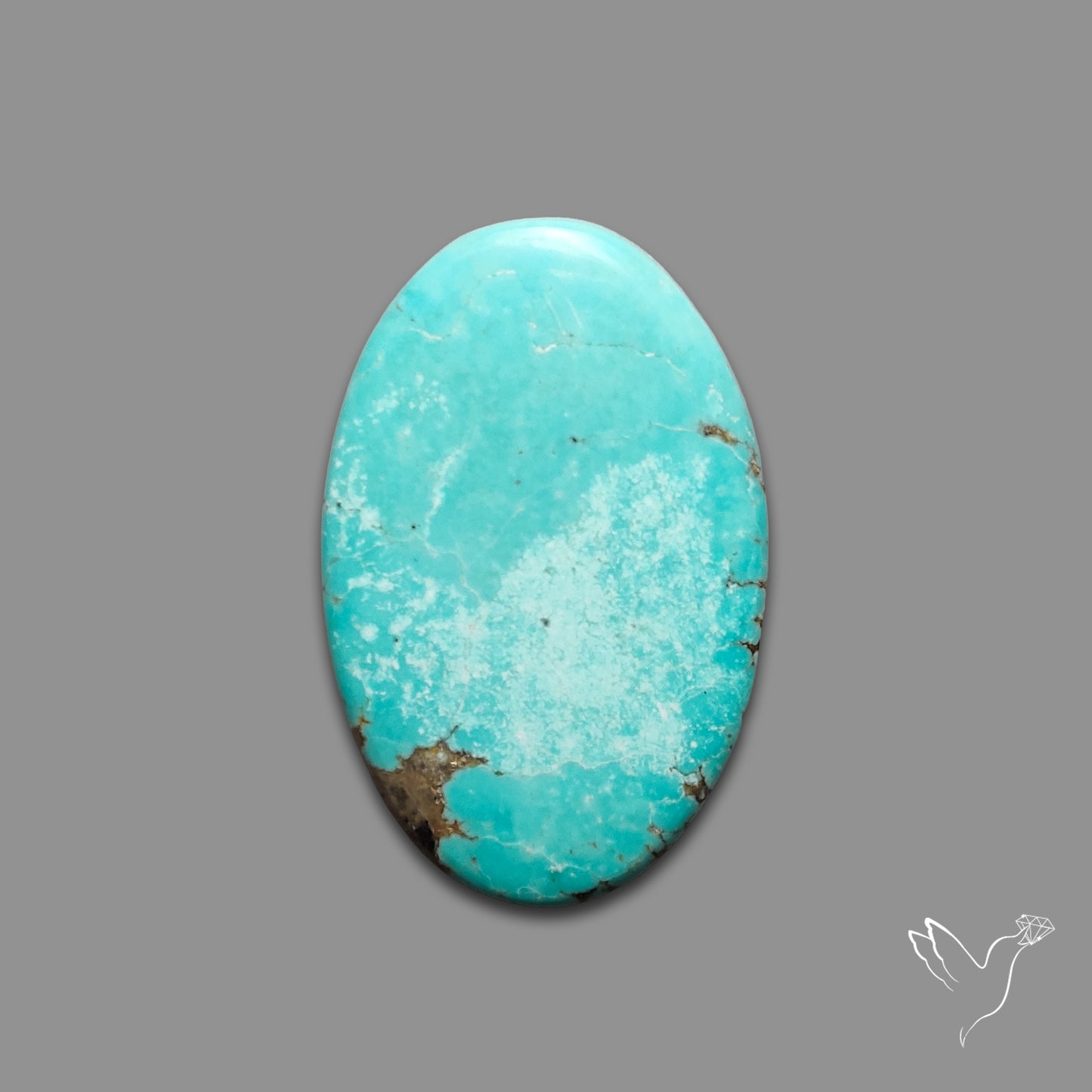 Number 8 Mines Turquoise Cabochon