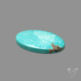 Number 8 Mines Turquoise Cabochon