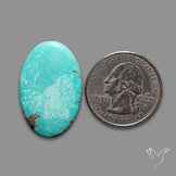 Number 8 Mines Turquoise Cabochon