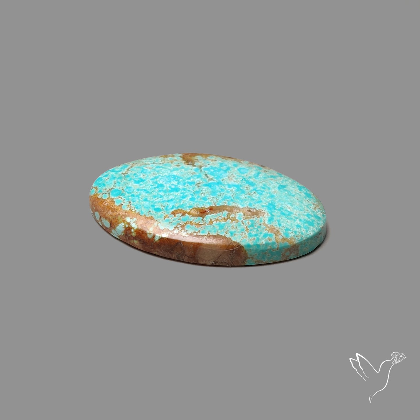 Number 8 Mines Turquoise Cabochon