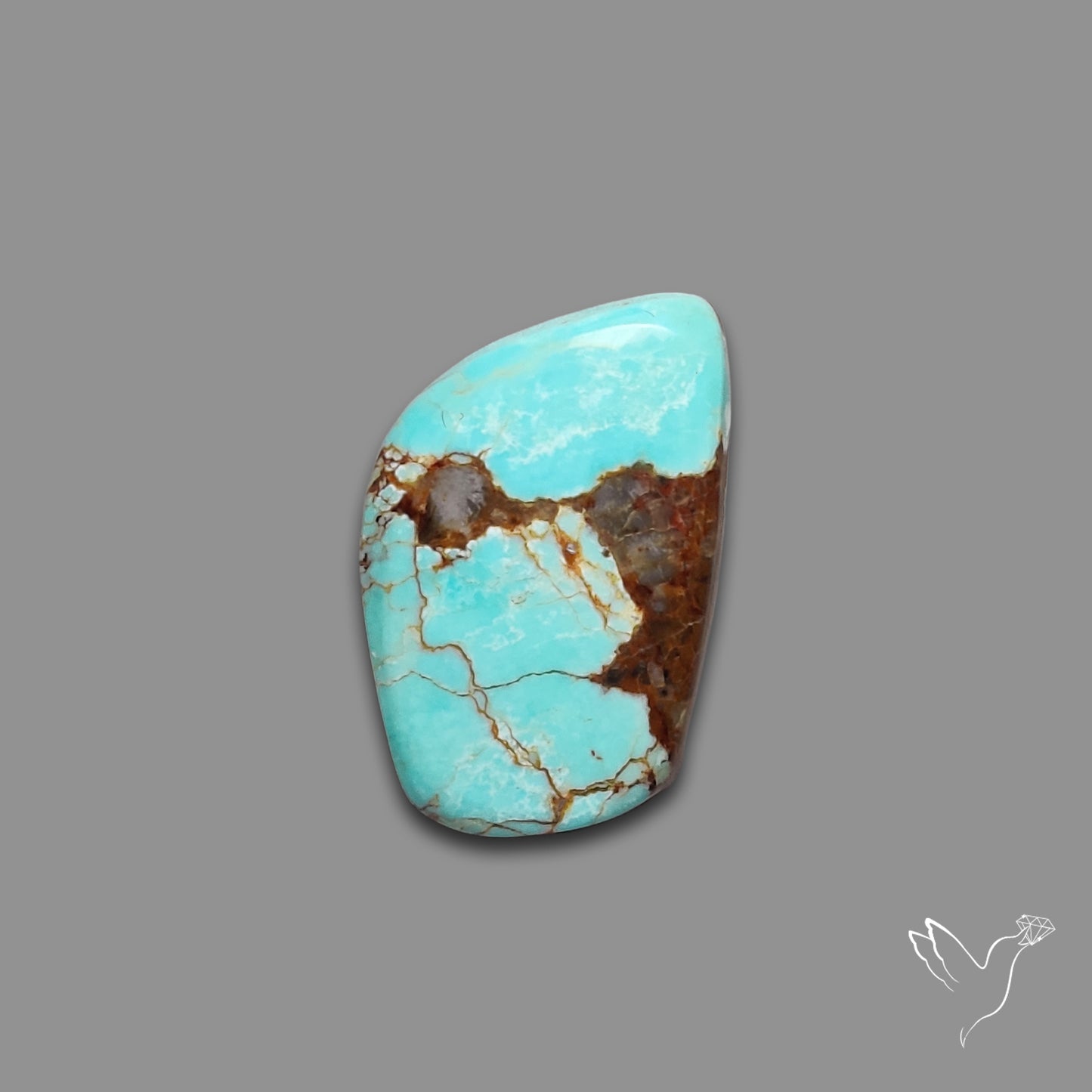 Number 8 Mines Turquoise Cabochon