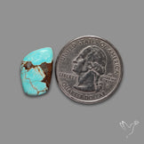 Number 8 Mines Turquoise Cabochon