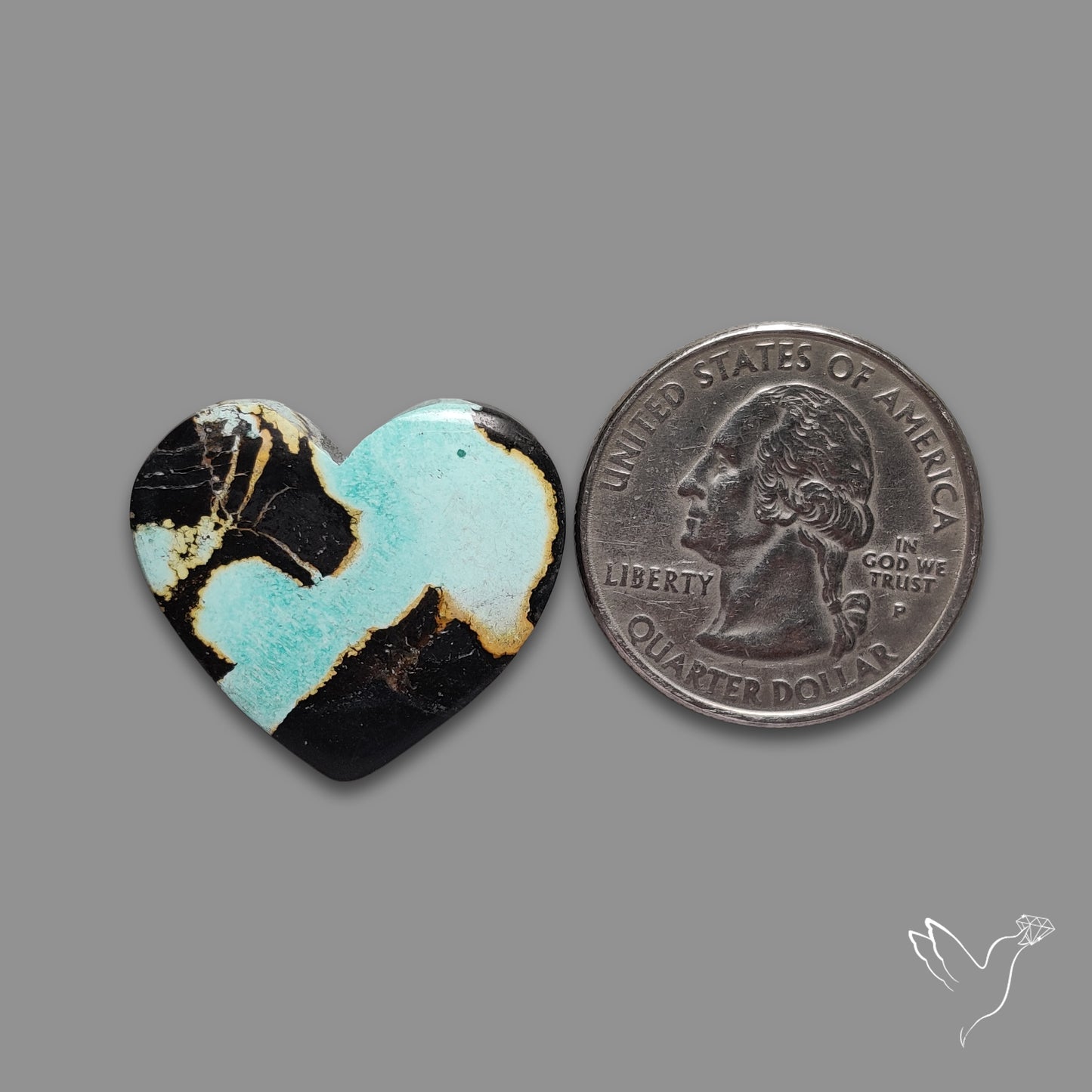 Blackjack Turquoise Heart