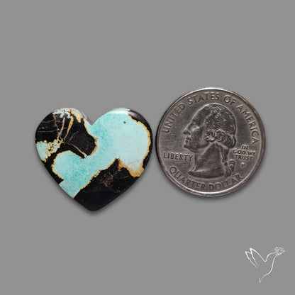 Blackjack Turquoise Heart