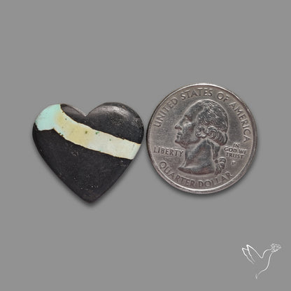 Blackjack Turquoise Heart
