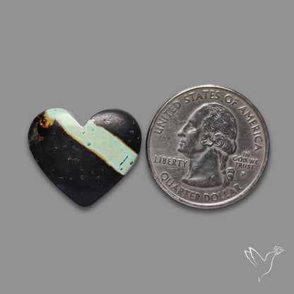 Blackjack Turquoise Heart
