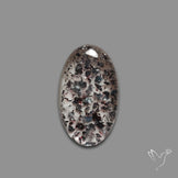 Quartz with Lepidocrocite Hematite Cabochon