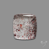 Quartz with Lepidocrocite Hematite Cabochon