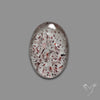 Quartz with Lepidocrocite Hematite Cabochon