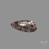 Quartz with Lepidocrocite Hematite Cabochon