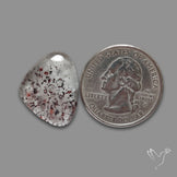 Quartz with Lepidocrocite Hematite Cabochon