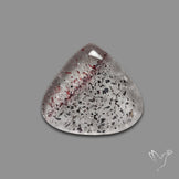 Quartz with Lepidocrocite Hematite Cabochon