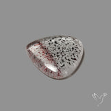 Quartz with Lepidocrocite Hematite Cabochon