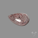 Quartz with Lepidocrocite Hematite Cabochon