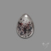 Quartz with Lepidocrocite Hematite Cabochon