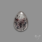 Quartz with Lepidocrocite Hematite Cabochon