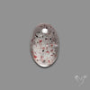 Quartz with Lepidocrocite Hematite Cabochon