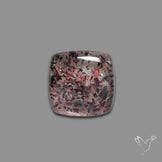 Quartz with Lepidocrocite Hematite Cabochon