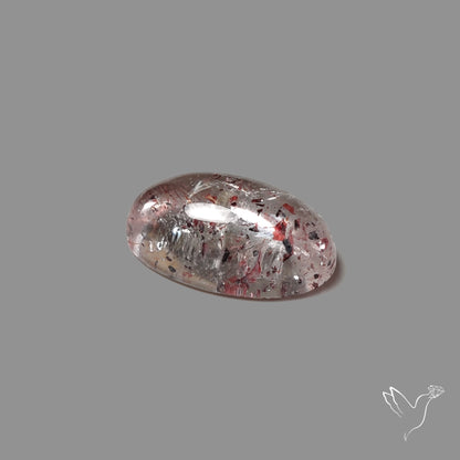 Quartz with Lepidocrocite Hematite Cabochon