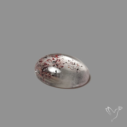 Quartz with Lepidocrocite Hematite Cabochon