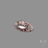 Quartz with Lepidocrocite Hematite Cabochon