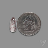 Quartz with Lepidocrocite Hematite Cabochon