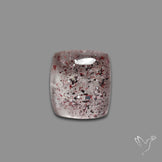 Quartz with Lepidocrocite Hematite Cabochon