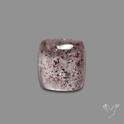 Quartz with Lepidocrocite Hematite Cabochon