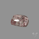 Quartz with Lepidocrocite Hematite Cabochon