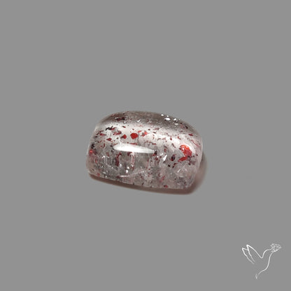 Quartz with Lepidocrocite Hematite Cabochon