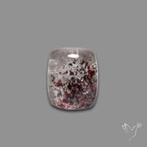 Quartz with Lepidocrocite Hematite Cabochon