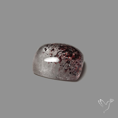 Quartz with Lepidocrocite Hematite Cabochon